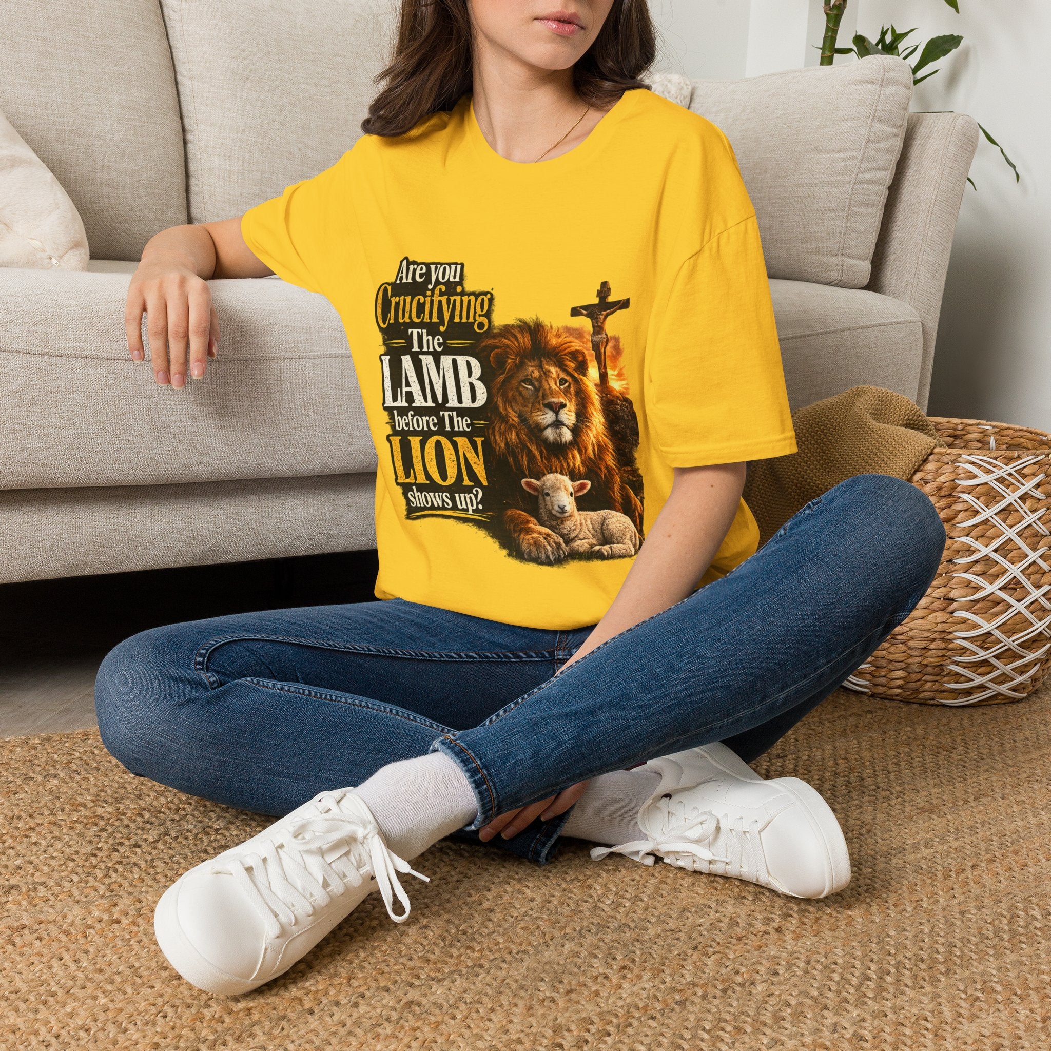 Lion and Lamb Christian T-Shirt