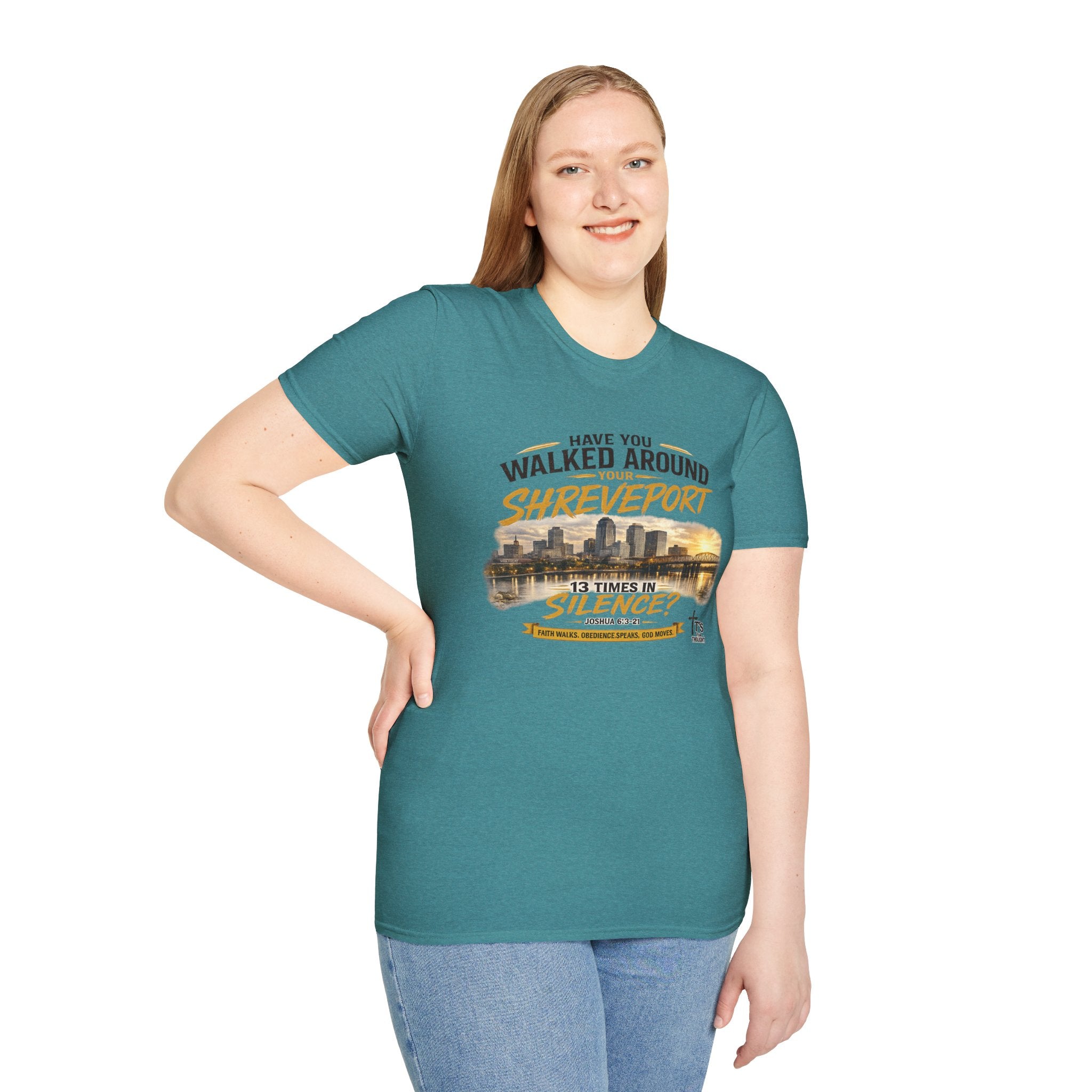 Shreveport Souvenir T-Shirt — "Have You Walked Around Your Shreveport 13 Times In Silence?"