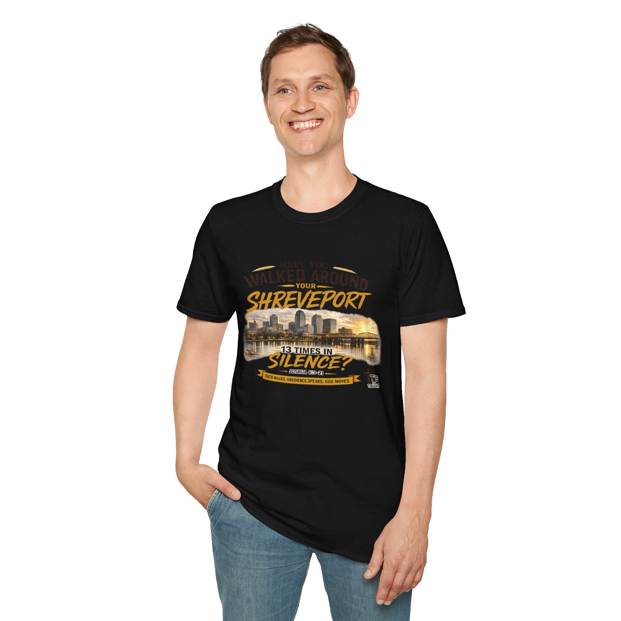Have You Walked Around Your Shreveport T-Shirt — City Skyline Souvenir Tee