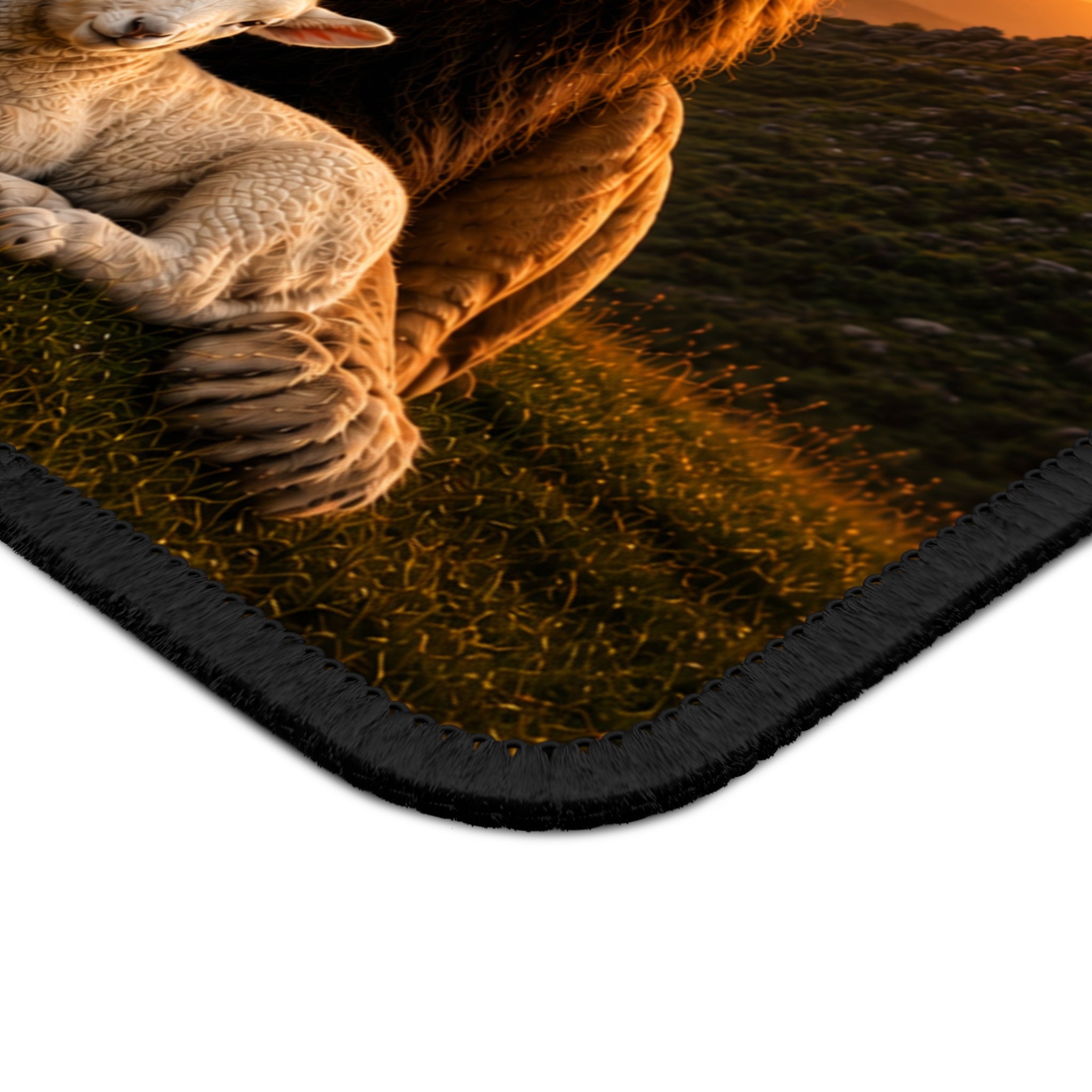"Are You Crucifying the Lamb Before the Lion Shows Up?" Mouse Pad