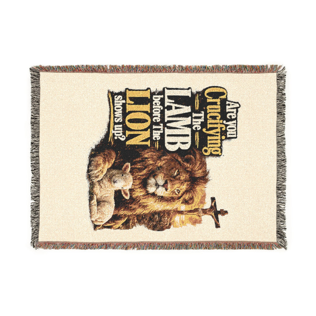 Lion and Lamb Woven Throw