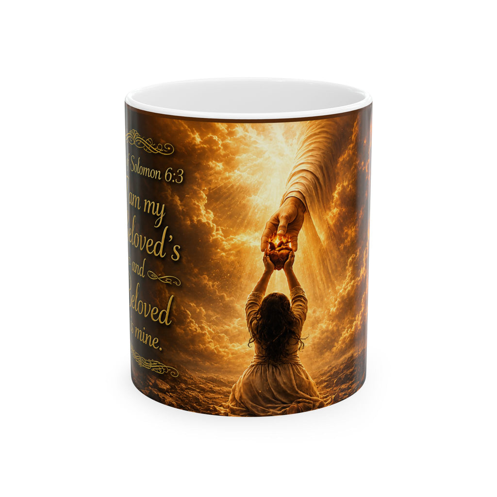 Song of Songs 6:3 'You Are My Beloved' Inspirational Coffee Mug