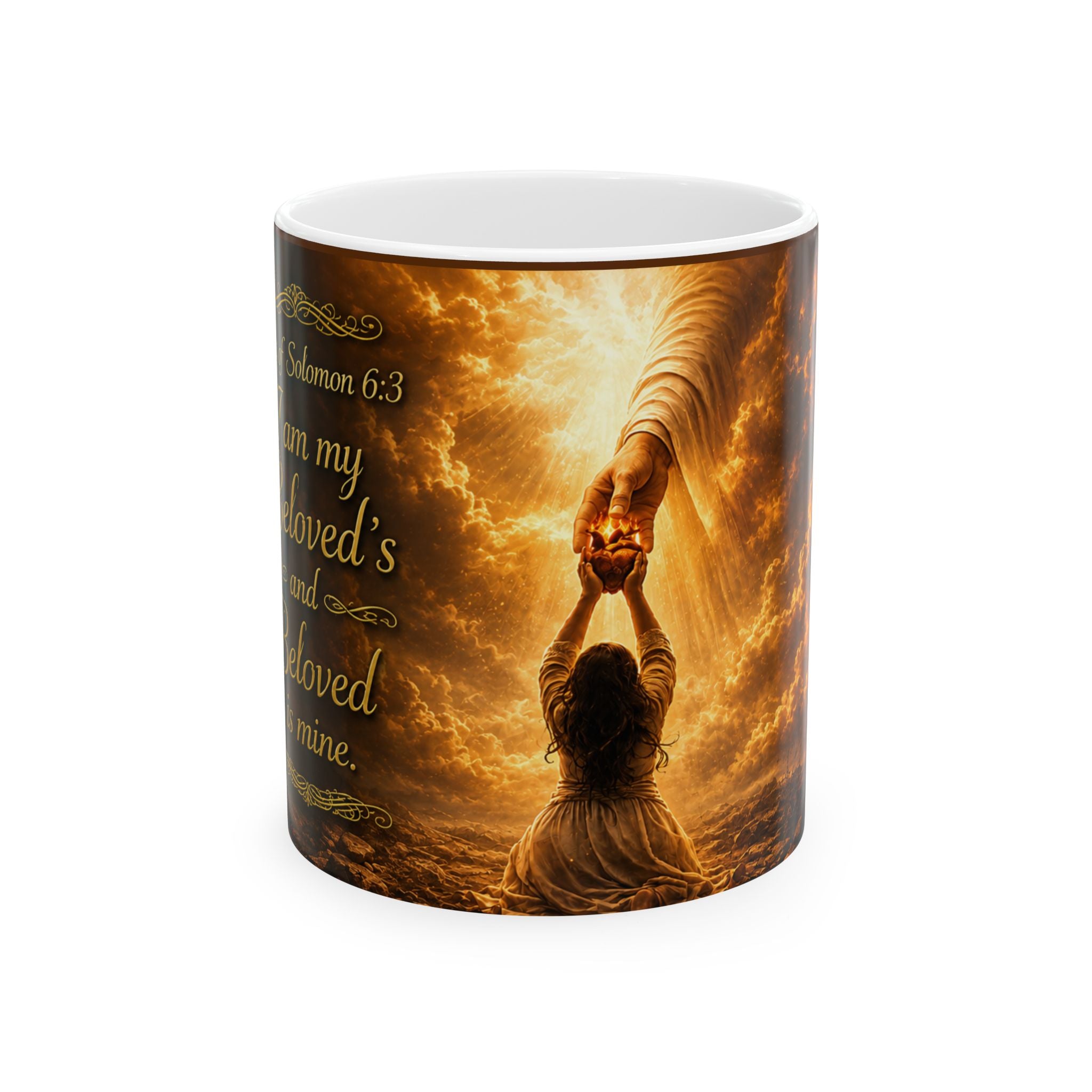 Song of Songs 6:3 'You Are My Beloved' Inspirational Coffee Mug