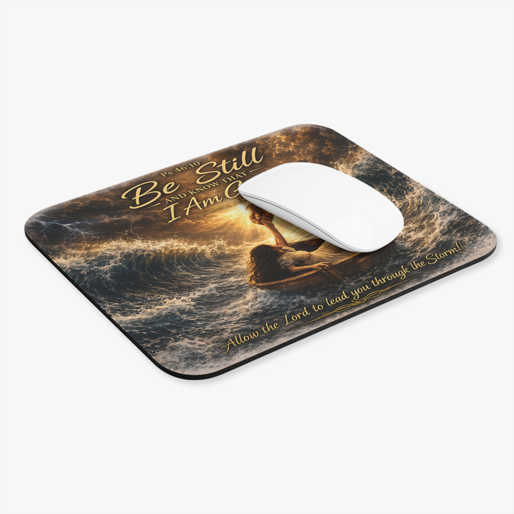 'Be Still and Know That I Am God' Inspirational Mouse pad
