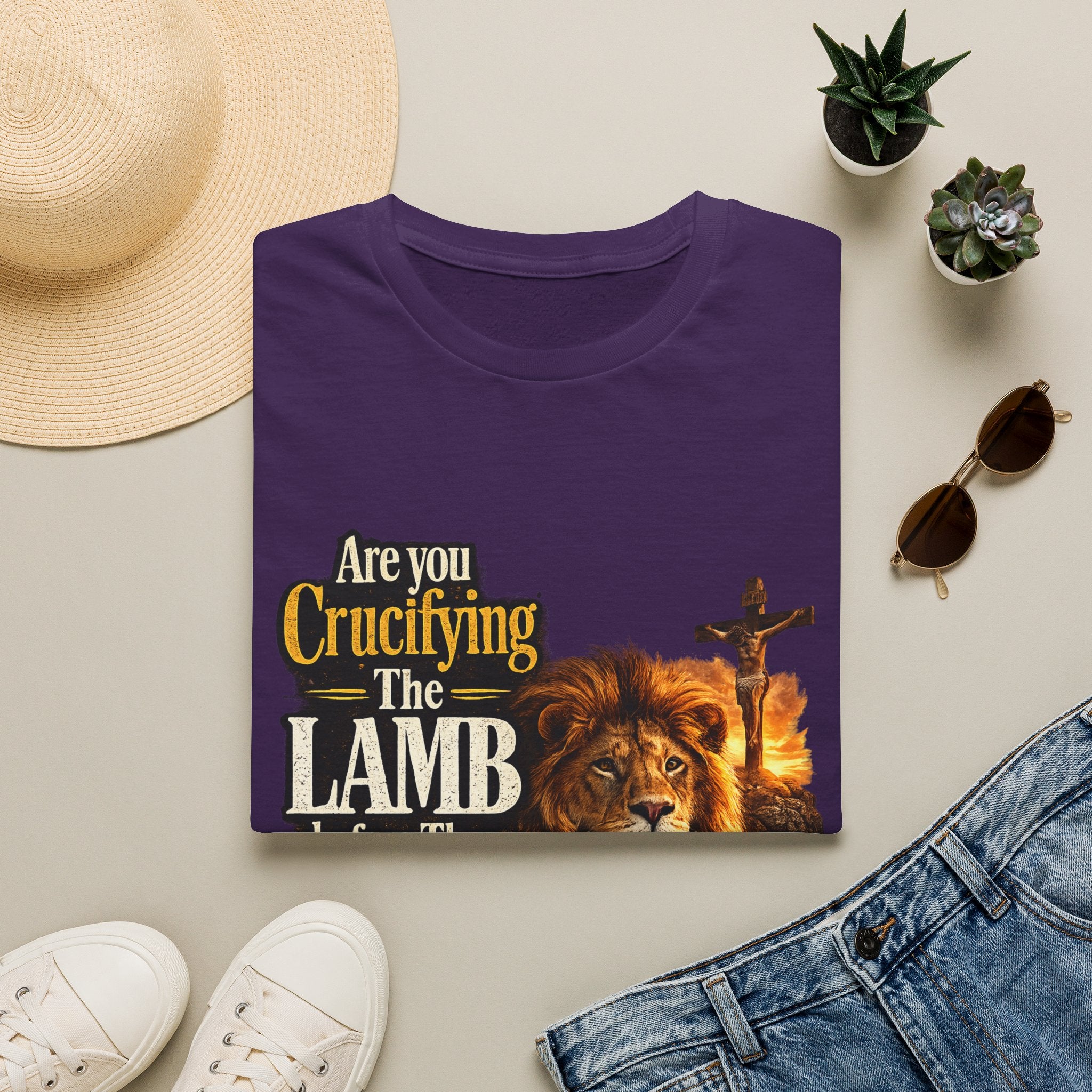 Lion and Lamb Christian T-Shirt