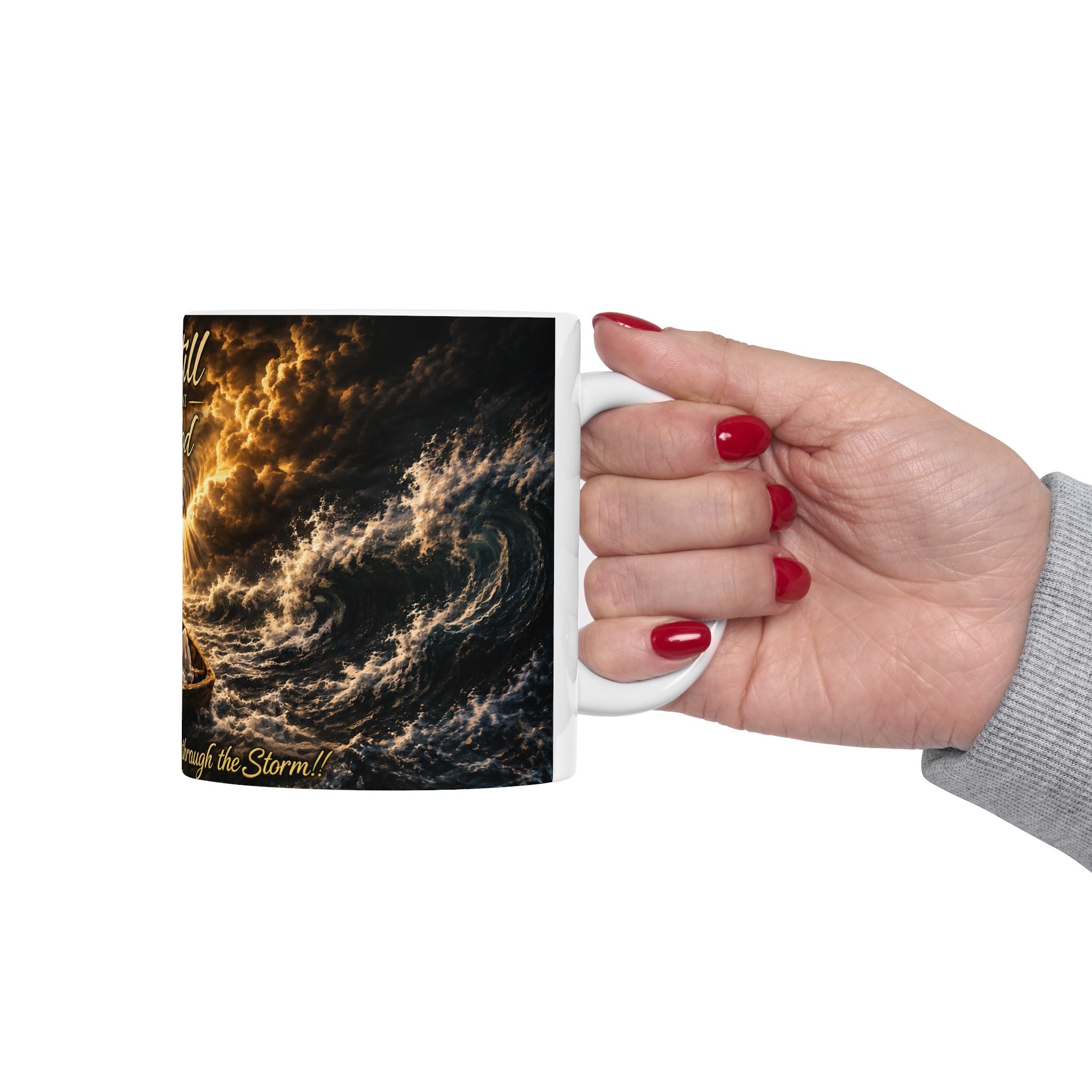 Be Still and Know that I Am God Ceramic Coffee Cup (11oz/15oz)