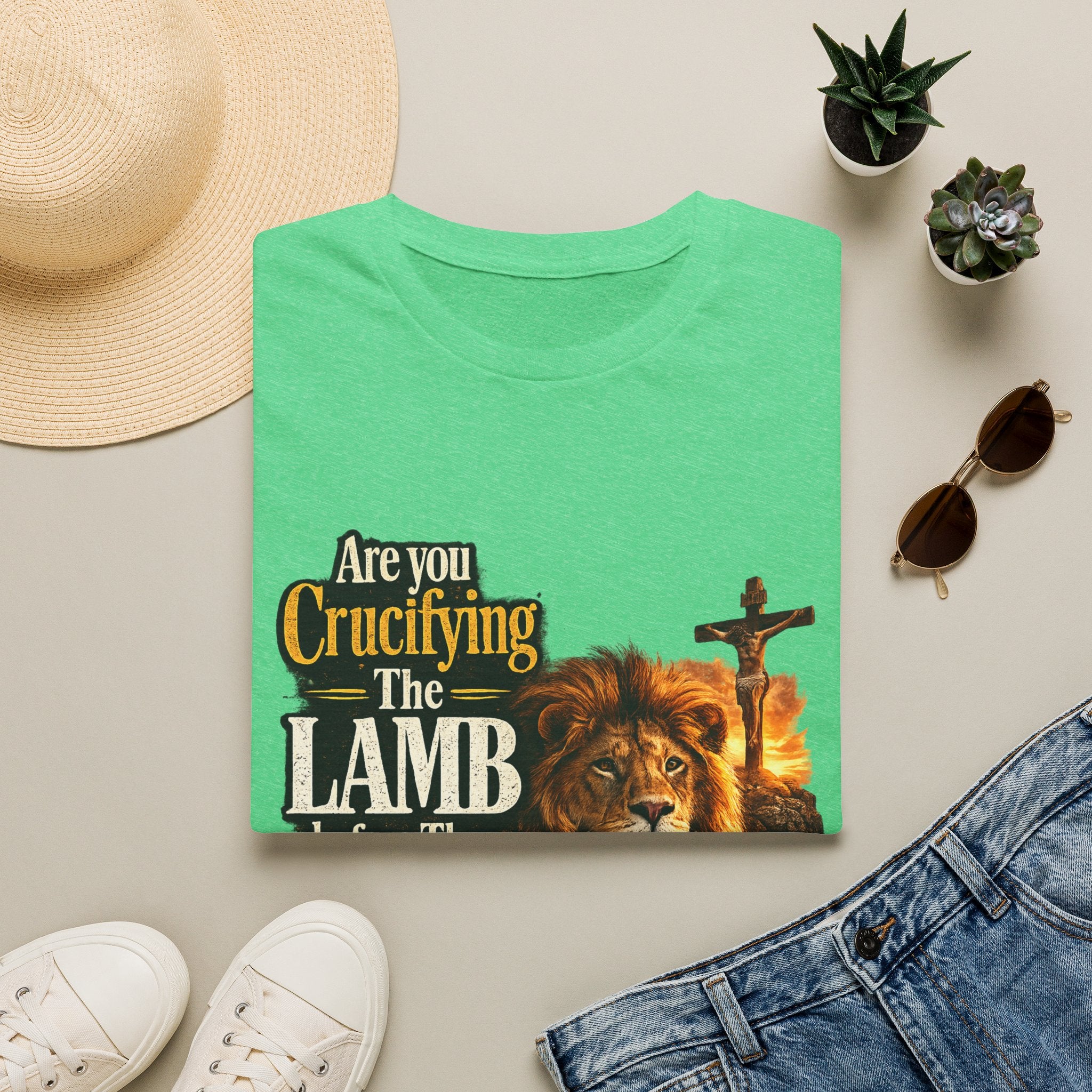 Lion and Lamb Christian T-Shirt