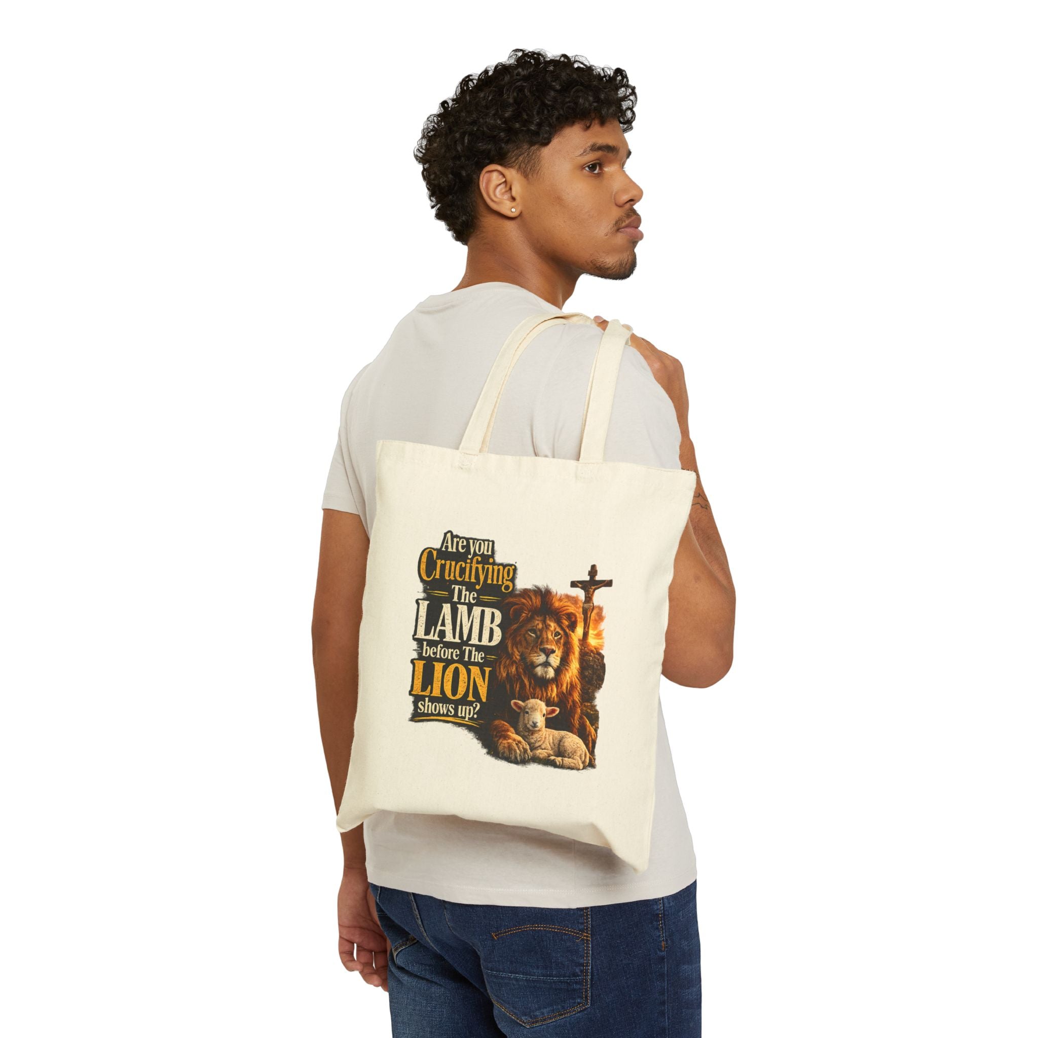 Lion and Lamb Tote
