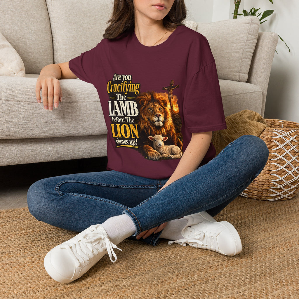 Lion and Lamb Christian T-Shirt