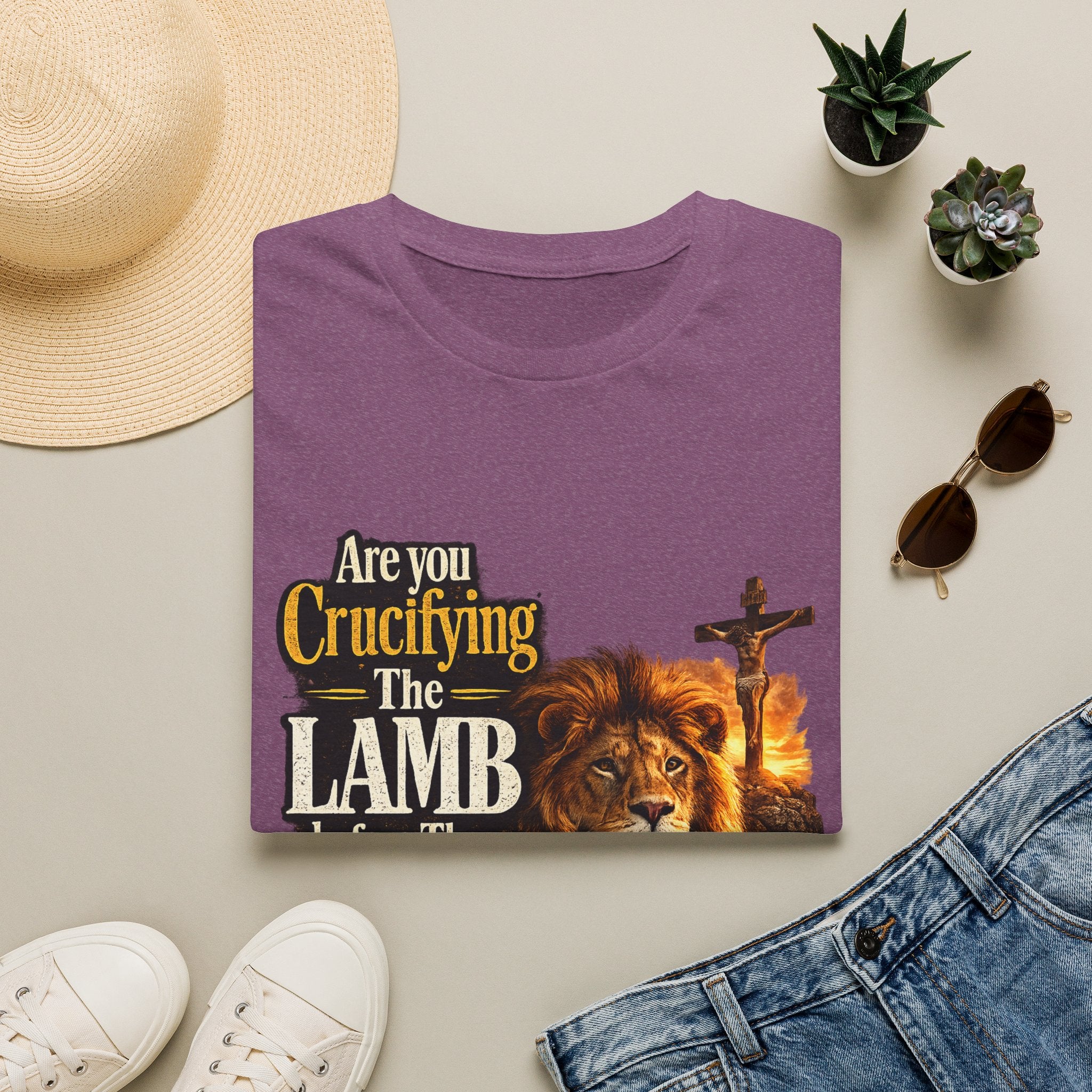Lion and Lamb Christian T-Shirt