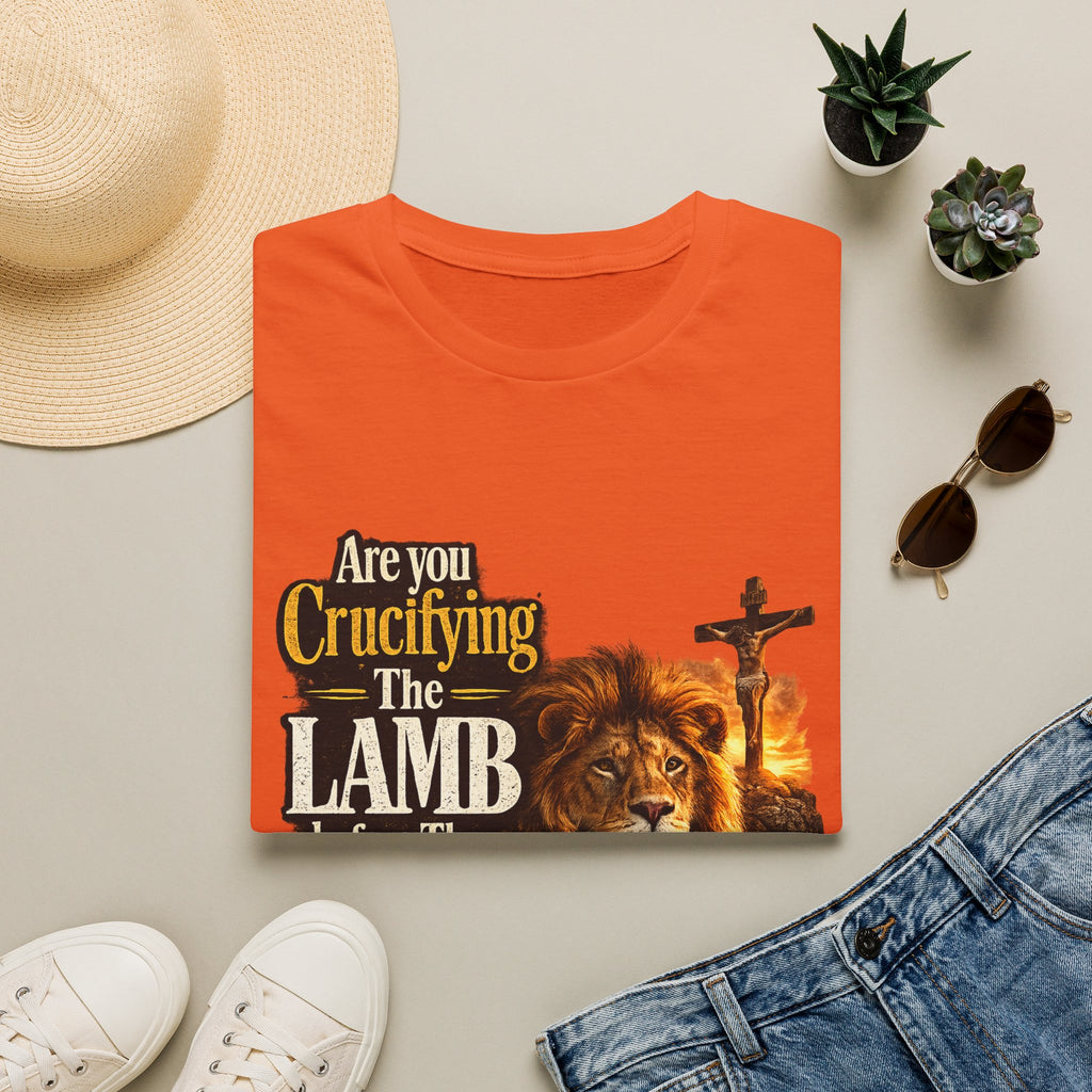 Are you Crucifying the Lamb before The LIon shows up? Unisex Softstyle T-Shirt