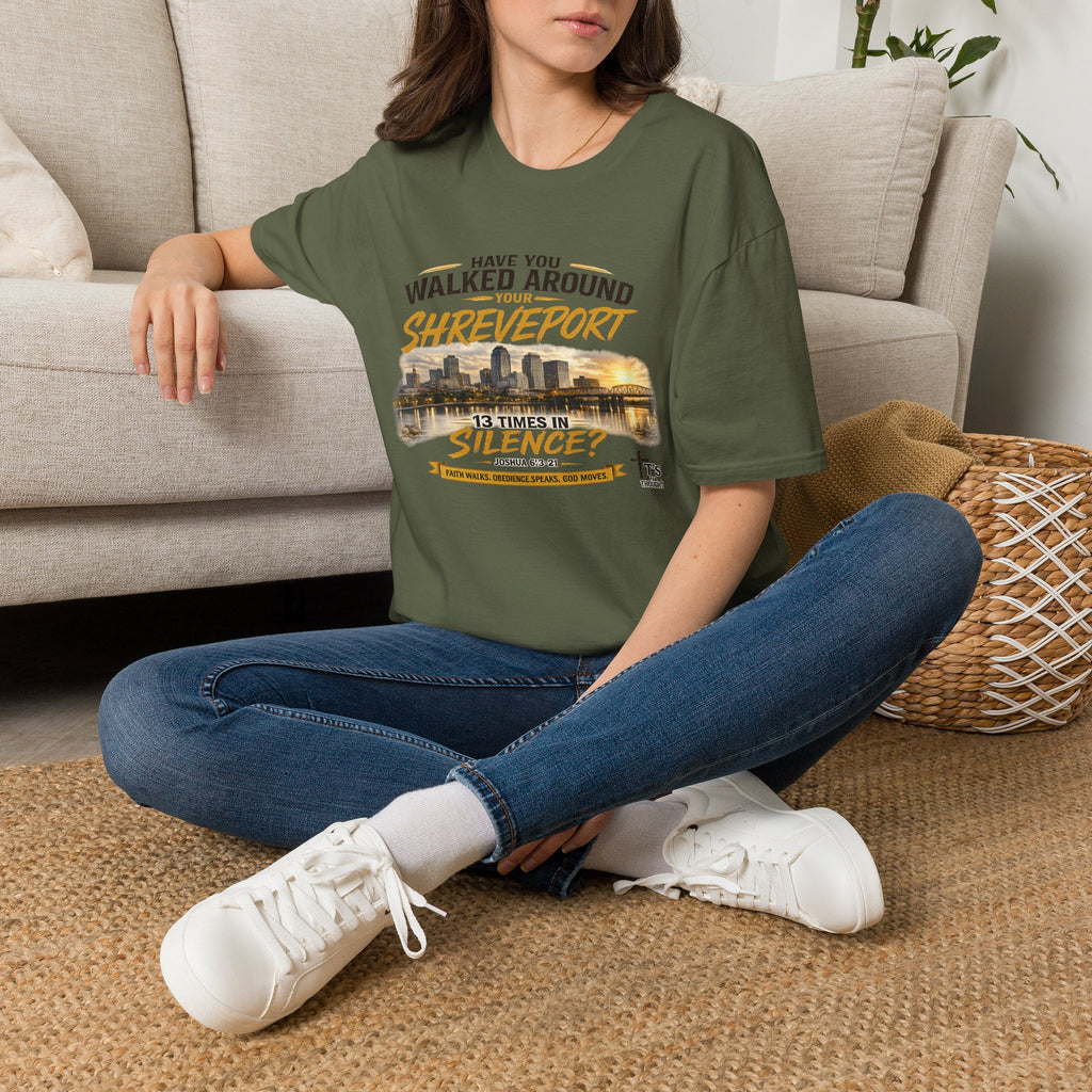 Have You Walked Around Your Shreveport T-Shirt — City Skyline Souvenir Tee