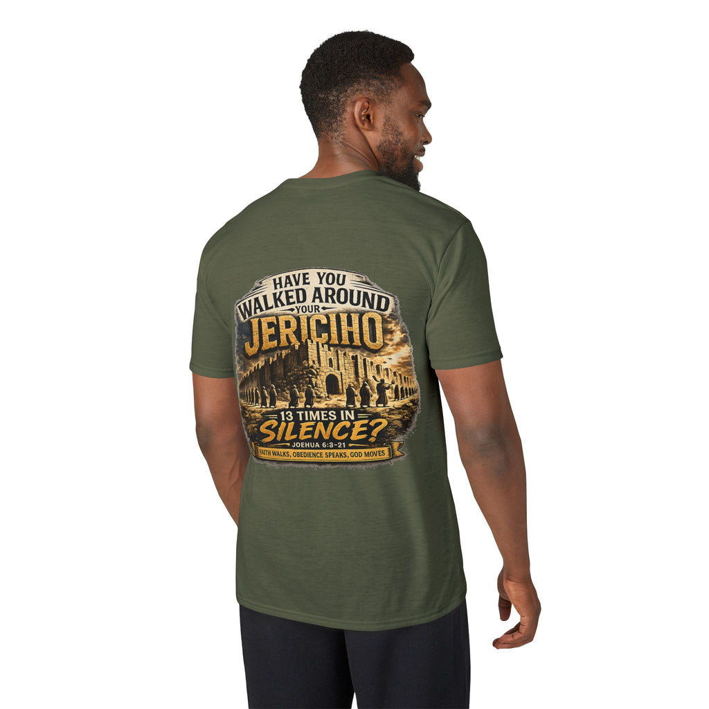 Have You Walked Around Your Jericho T-Shirt — Joshua 6:3-5 Inspirational Faith Tee