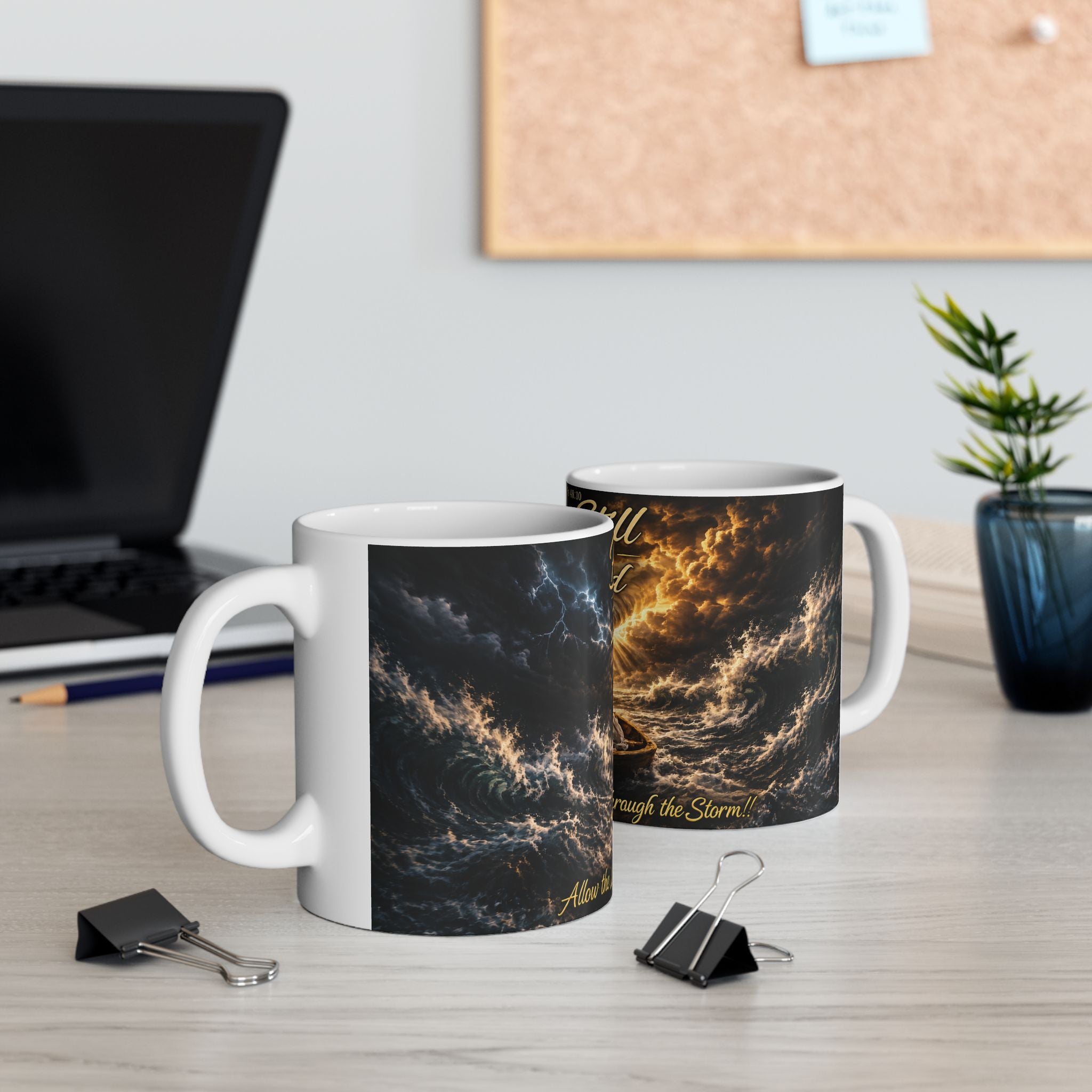 Be Still and Know that I Am God Ceramic Coffee Cup (11oz/15oz)