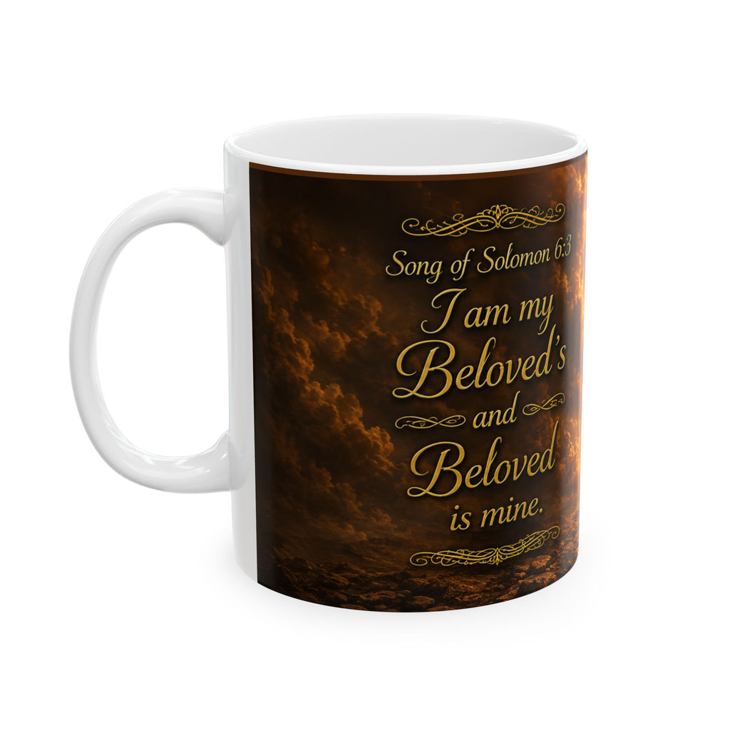 Song of Songs 6:3 'You Are My Beloved' Inspirational Coffee Mug