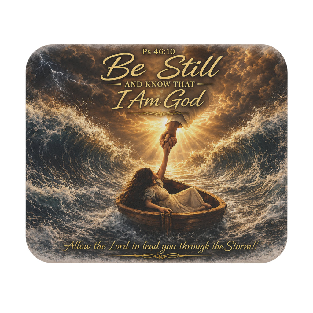'Be Still and Know That I Am God' Inspirational Mouse pad