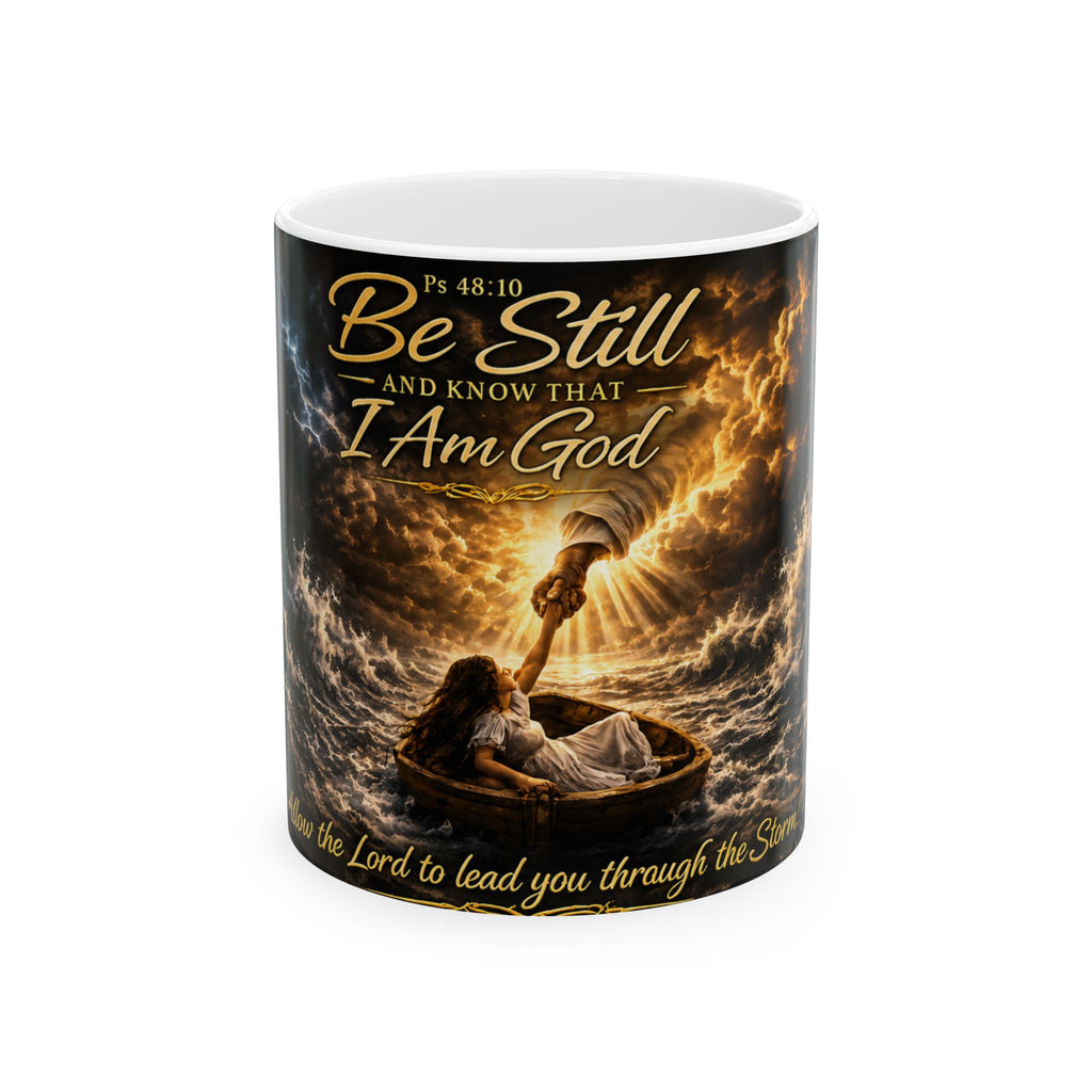 Be Still and Know that I Am God Ceramic Coffee Cup (11oz/15oz)