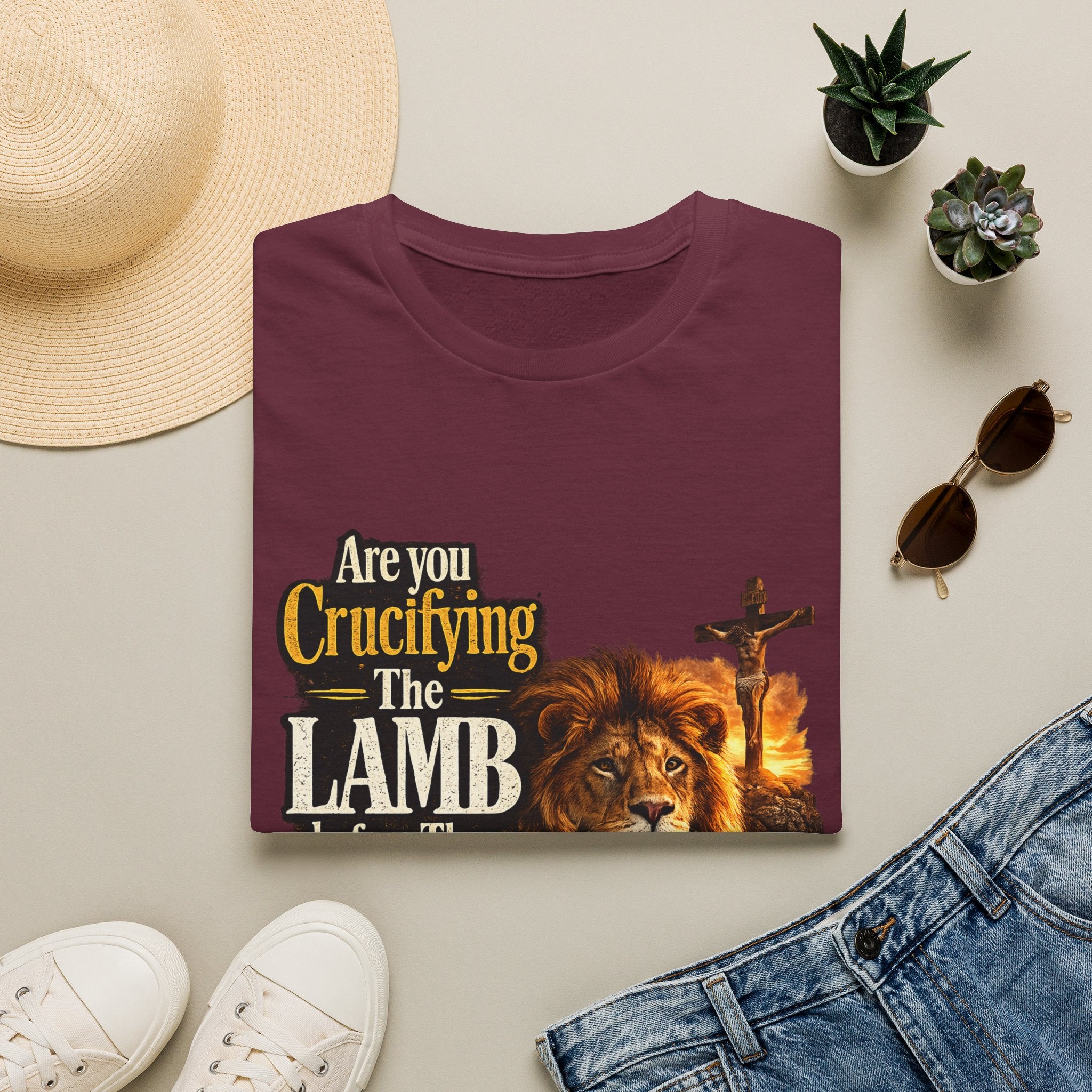 Lion and Lamb Christian T-Shirt