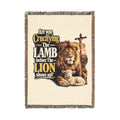 Lion and Lamb Woven Throw