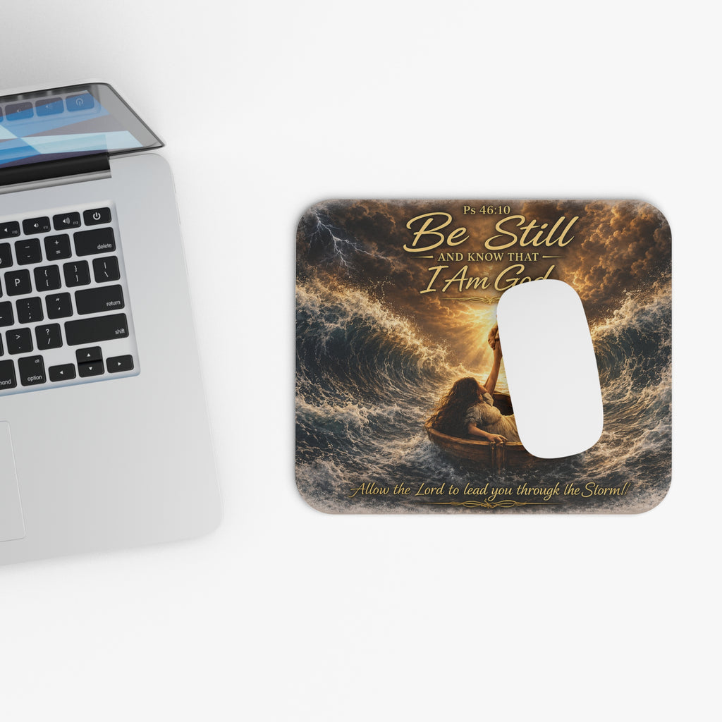 'Be Still and Know That I Am God' Inspirational Mouse pad