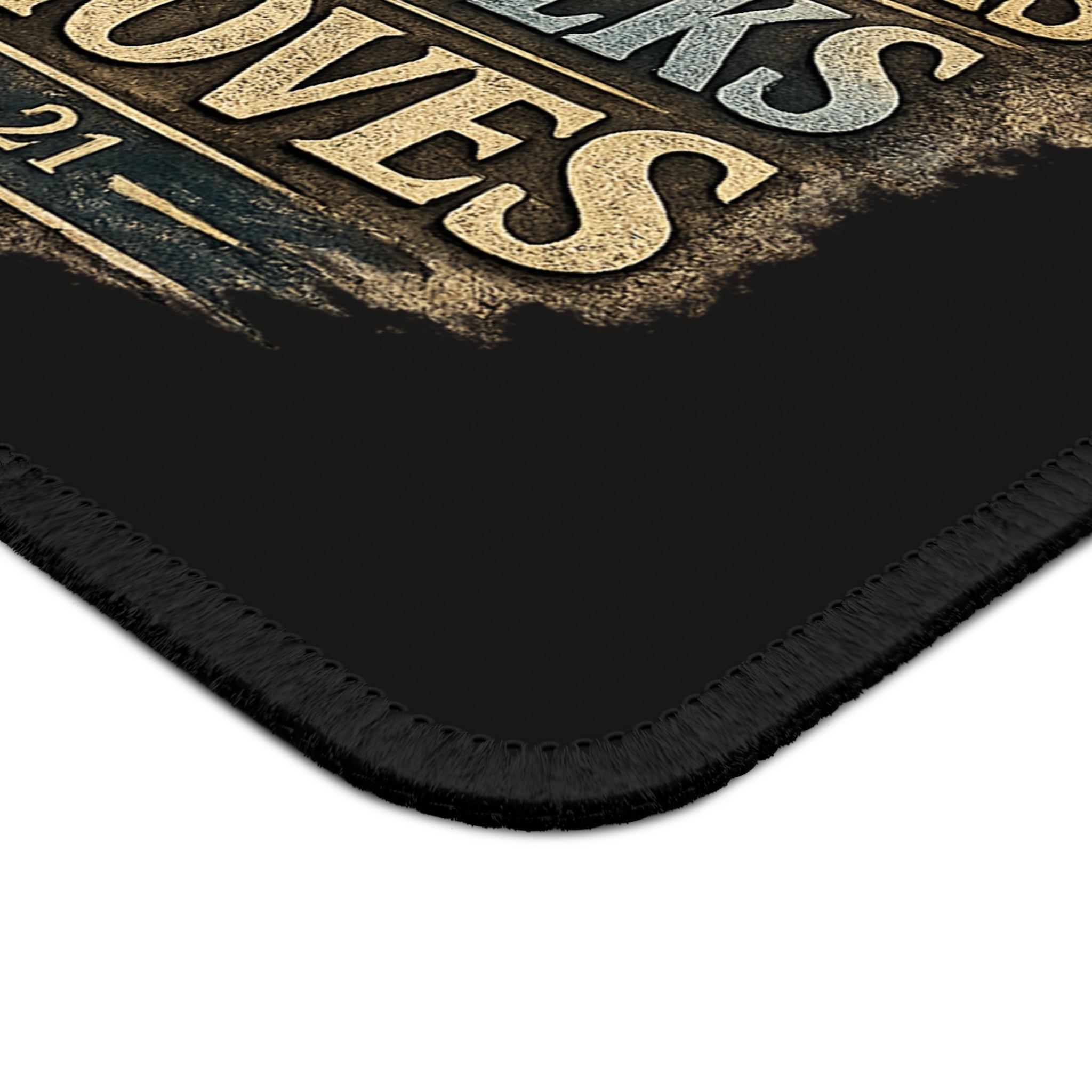 "Obedience Speaks, Faith Walks, God Moves" Inspirational Christian mouse pad